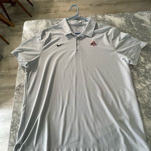 Like new Nike Ohio state rare polo XXL dri fit